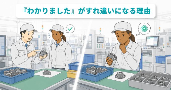 わかりましたがすれ違いになる理由